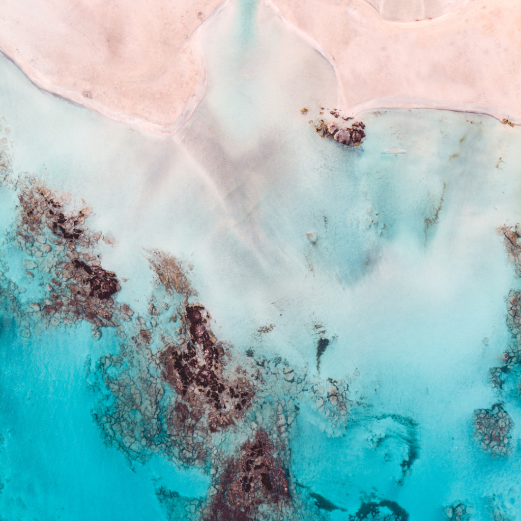 Balos beach in Crete with turquoise waters and scenic lagoon, Greece